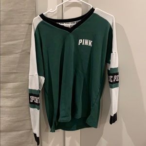 Dark Green PINK sweater